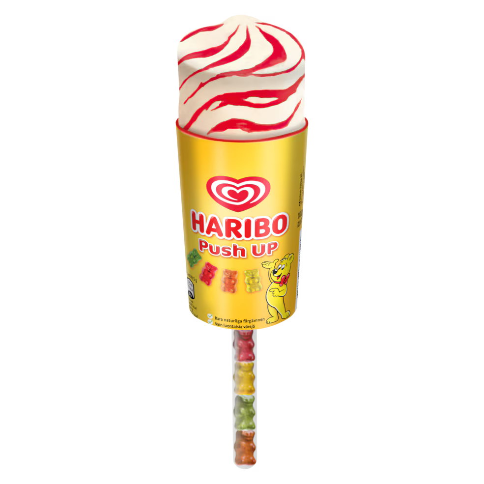 Haribo Glasspinne Push-Up