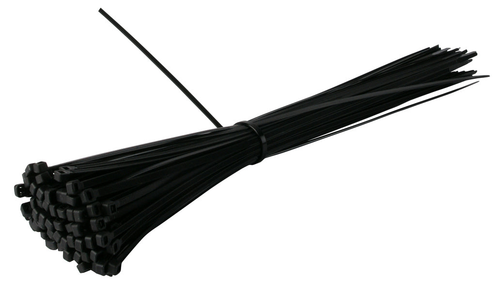 Buntband 390 x 4,8 mm svart 100-pack