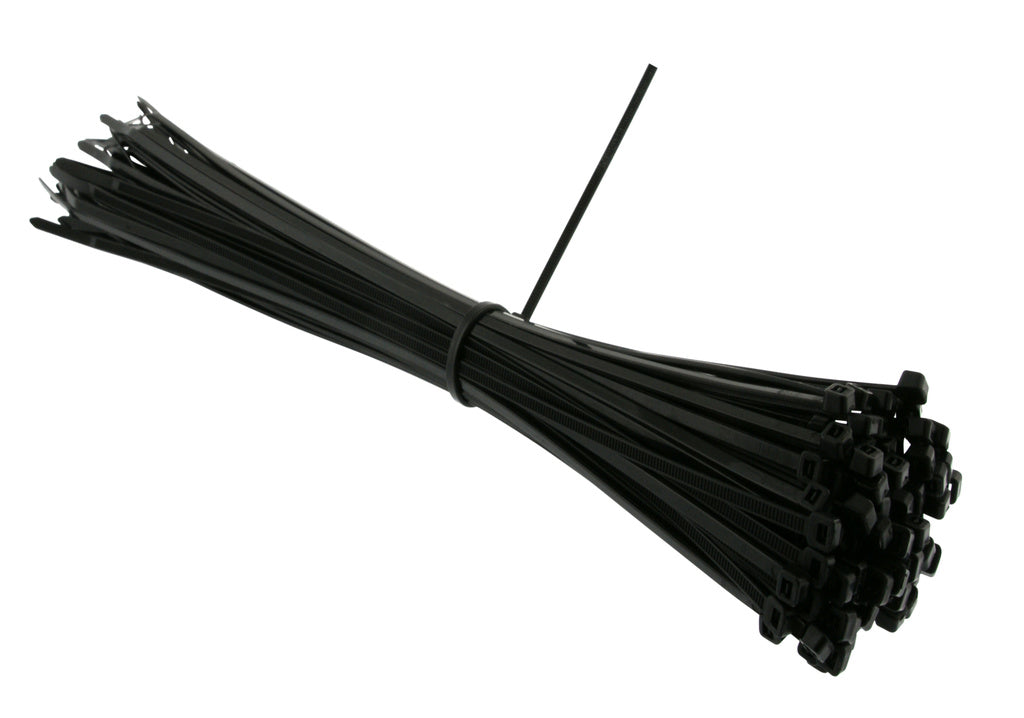 Buntband 100 x 2,5 mm svart 100-pack