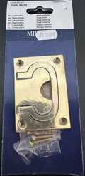 Luckhandtag Blank Mässing 76x53mm