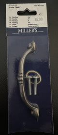 Handtag Antik Silver c/c 96mm