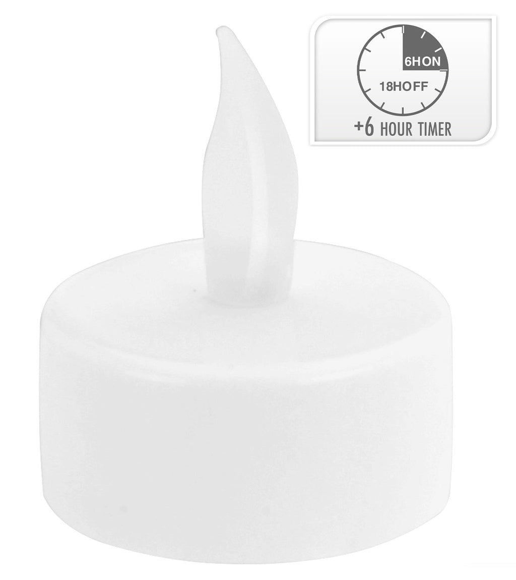 Ledljus med timer 4-pack