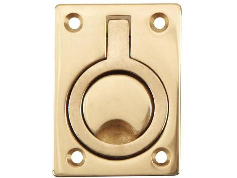 Luckhandtag Blank Mässing 48x64mm