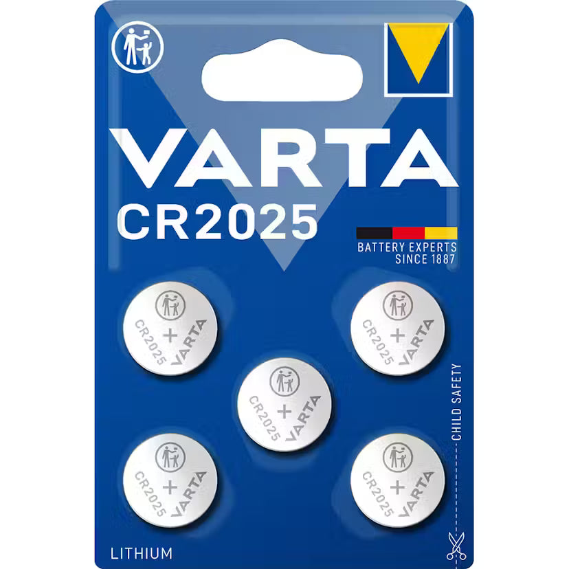 BATTERI CR2025 LITIUM MYNT 5ST