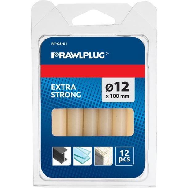 LIM TILL LIMPISTOL EXTRA STRONG RAWL 12X100MM 12ST