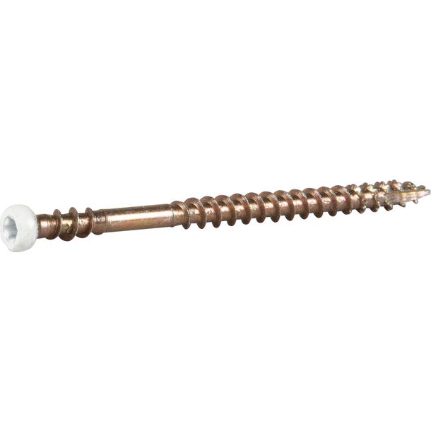 SOCKELSKRUV TX10 VITLACKERAD 3,9X57 250ST