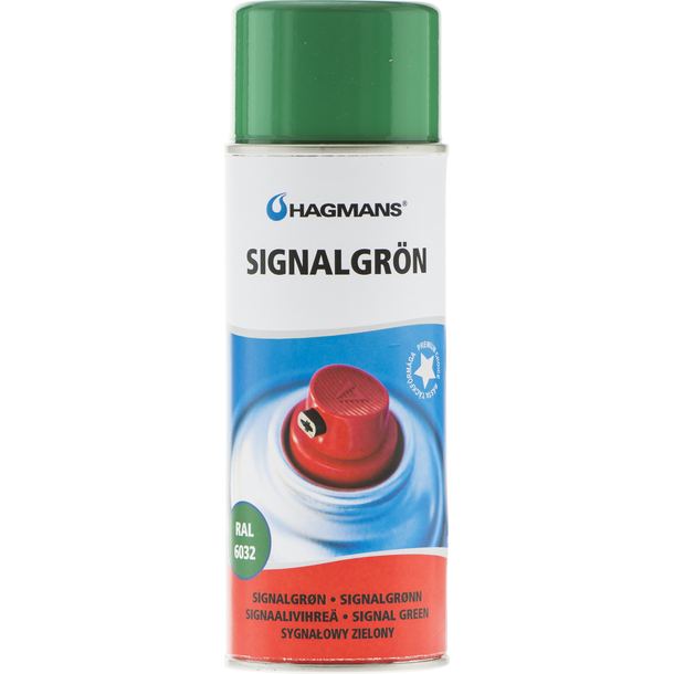 SPRAYFÄRG HAGMANS SIGNALGRÖN RAL 6032 400ML