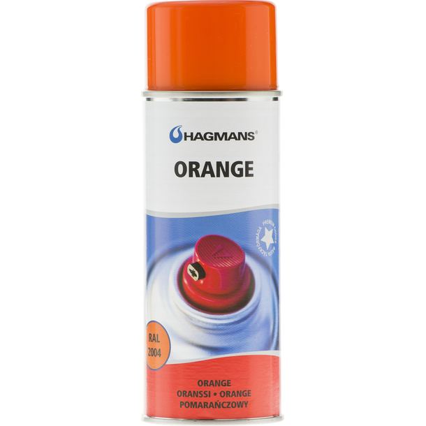 SPRAYFÄRG HAGMANS ORANGE RAL 2004 400ML