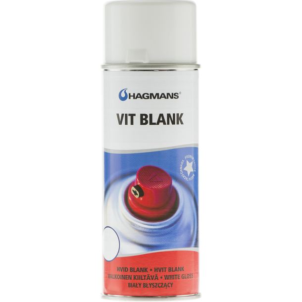 SPRAYFÄRG HAGMANS VIT BLANK 400ML