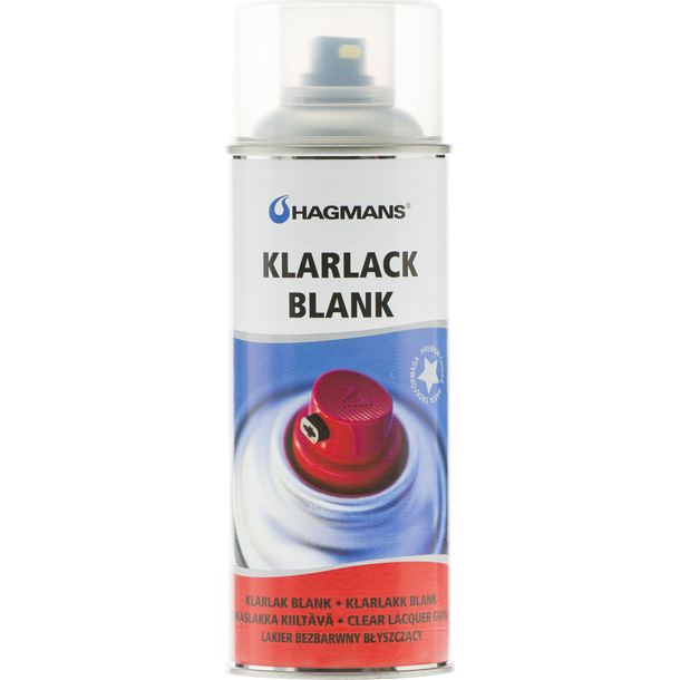 SPRAYFÄRG HAGMANS KLARLACK BLANK 400ML