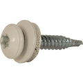 MONTAGESKRUV M RFR BRICKA VIT RAL9010 TX20 4,2X25 100ST