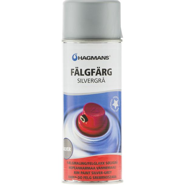 SPRAYFÄRG HAGMANS FÄLGFÄRG SILVERGRÅ 400ML