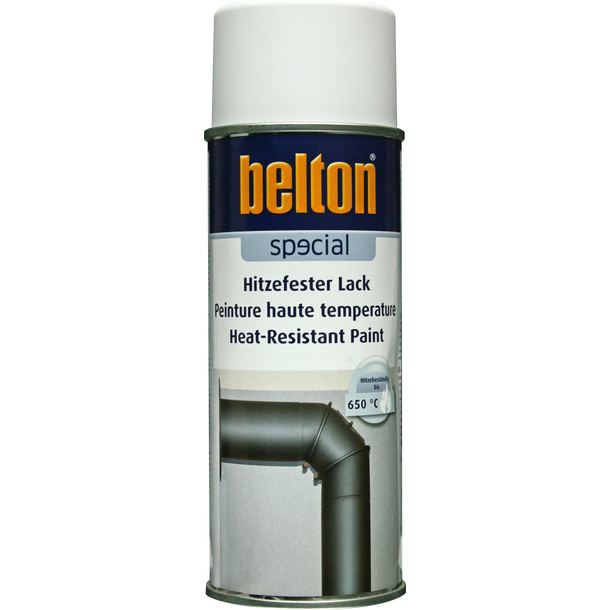 SPRAYFÄRG BELTON BT VÄRMEFÄRG VIT 650 C