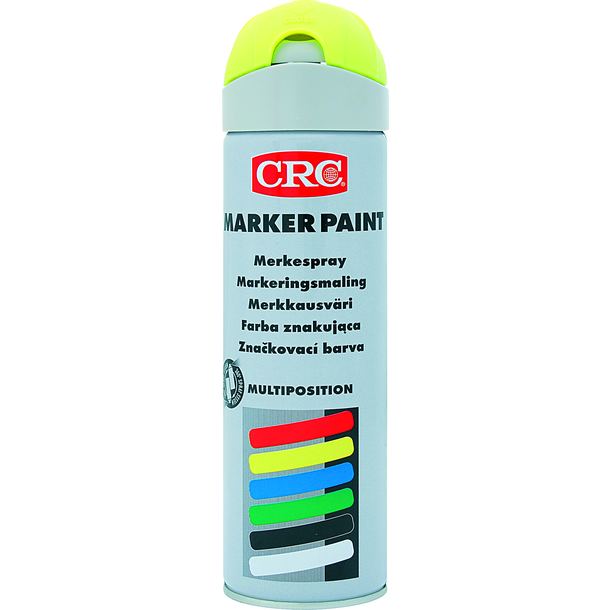 MÄRKFÄRG AEROSOL FLUO CRC GUL 500ML