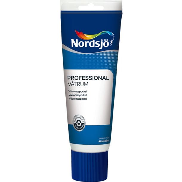 VÅTRUMSSPACKEL NORDSJÖ PROFESSIONAL INOMHUS 250GR