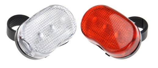 Cykelbelysning LED sorterade fram och bak