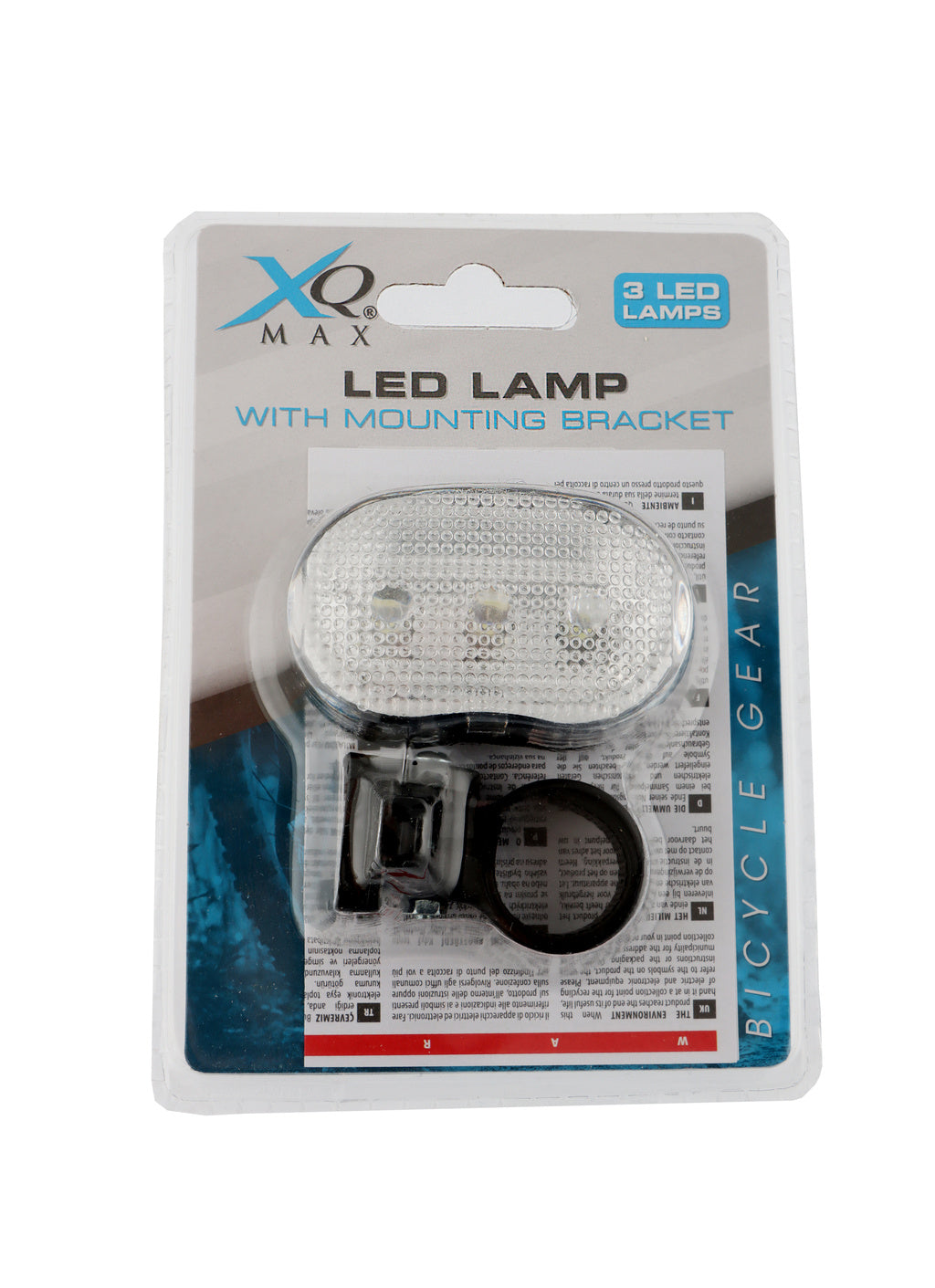 Cykelbelysning LED sorterade fram och bak
