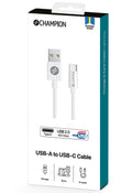 Kabel USB-A till USB-C 3m vit