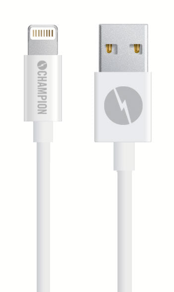 Kabel USB-A Lightning 1 m vit