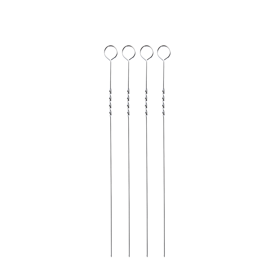 Grillspett 38 cm 4 st
