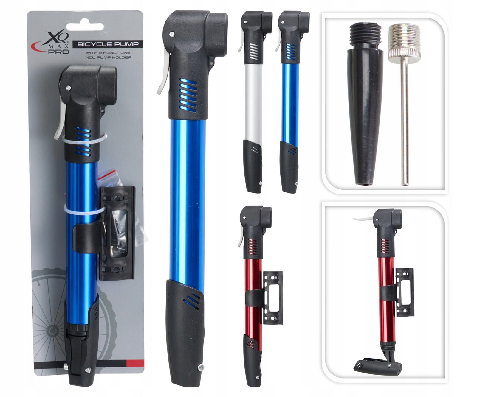 XQMax cykelpump MINI ALU