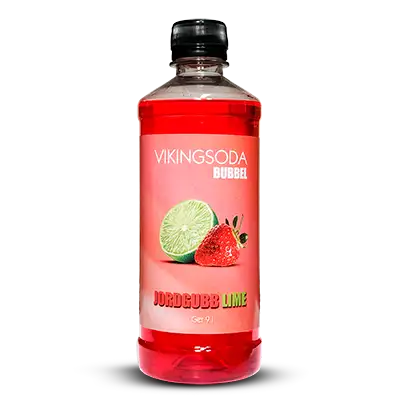 Bubbel Jordgubb Lime 500ml